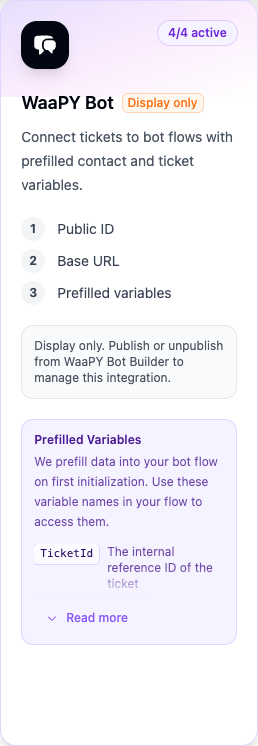 WaaPY Bot blueprint card