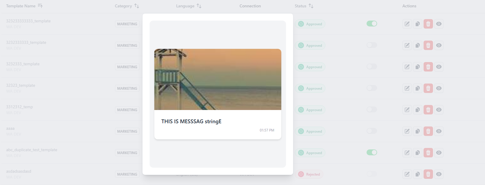 Templates screenshot 2